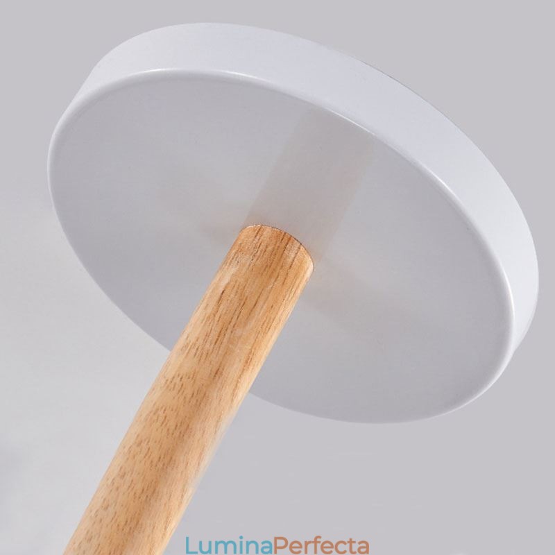 Candelabru creativ din lemn nordic Macaron