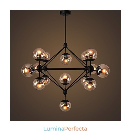 Candelabru 15 Lumini Sticla Bile Lumini Retro Exterior Garaj Metal Candelabru 15 Lumini Sticla Bile Lumini Retro Exterior Garaj Metal