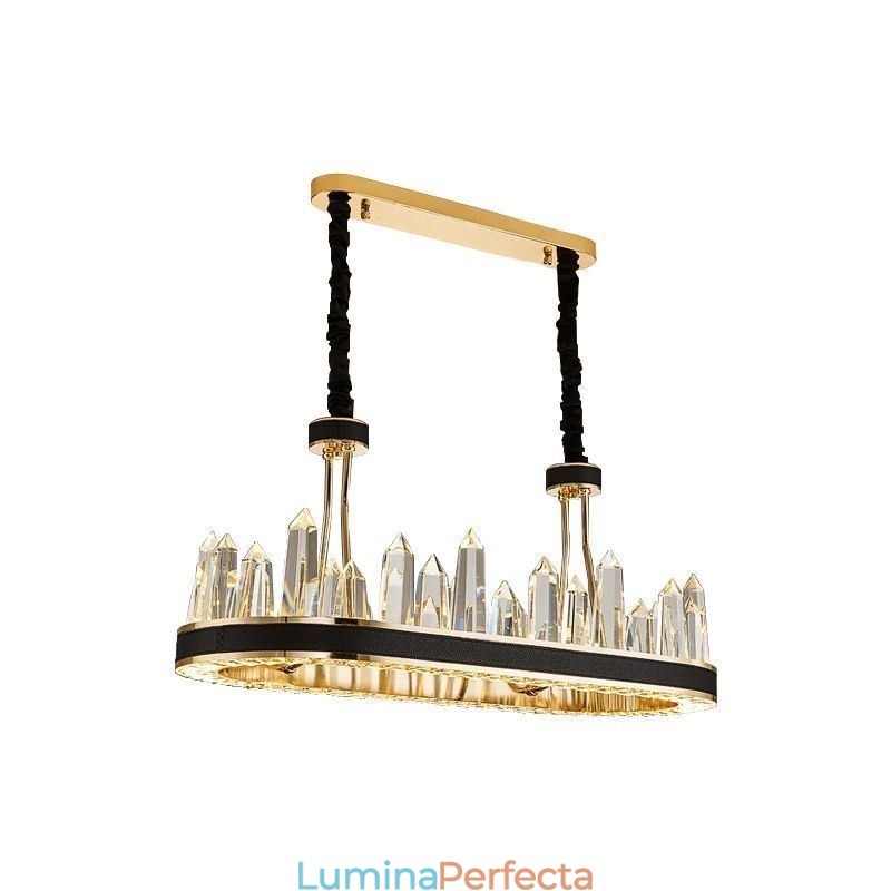 Plafoniera contemporană din cristal Plafoniera din cristal