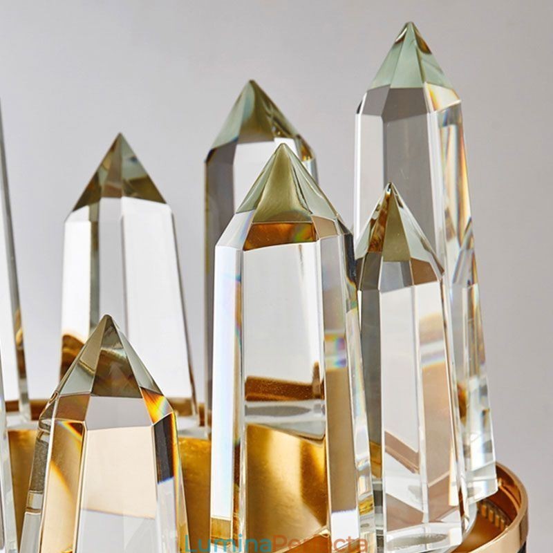 Plafoniera contemporană din cristal Plafoniera din cristal