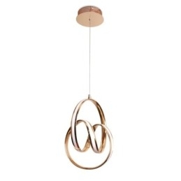 Lampă suspendată modernă, minimalistă, unică, cu răsucire circulară, Insulă