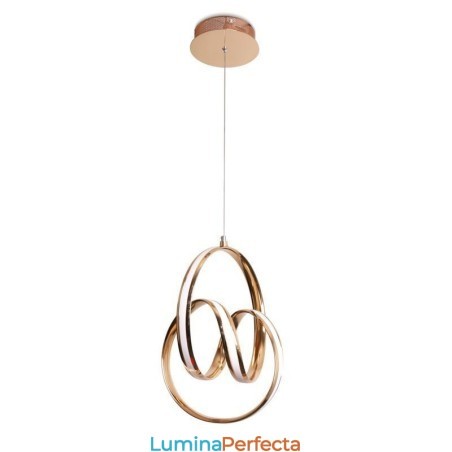 Lampă suspendată modernă, minimalistă, unică, cu răsucire circulară, Insulă Lampă suspendată modernă, minimalistă, unică, cu răsucire circulară, Insulă