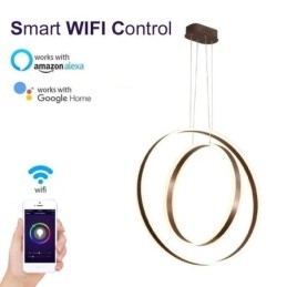 Lampă suspendată nordică Lampă suspendată acrilică în formă de inel