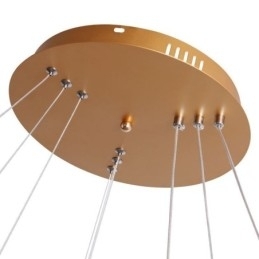 Lampă suspendată modernă din acrilic cu 3 inele 80+60+40cm