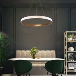 Lampă suspendată inel Corp de iluminat acrilic minimalist