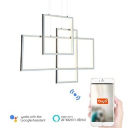 Lampă de suspendare nordică Lampă de suspendare pătrată geometrică