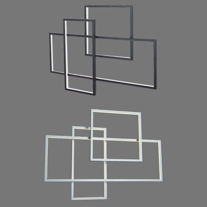 Lampă de suspendare nordică Lampă de suspendare pătrată geometrică