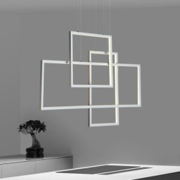 Lampă de suspendare nordică Lampă de suspendare pătrată geometrică