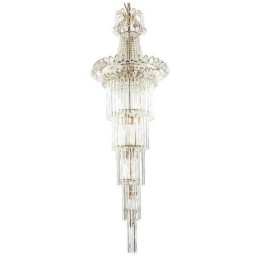 Candelabru de cristal cu pandantiv lung elegant