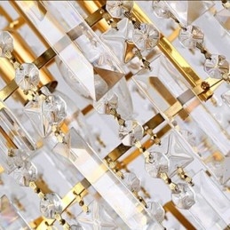 Candelabru conic modern, elegant, de cristal
