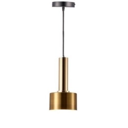 Lampă suspendată modernă, simplă, în formă de cilindru. Lampă de iluminat din aluminiu