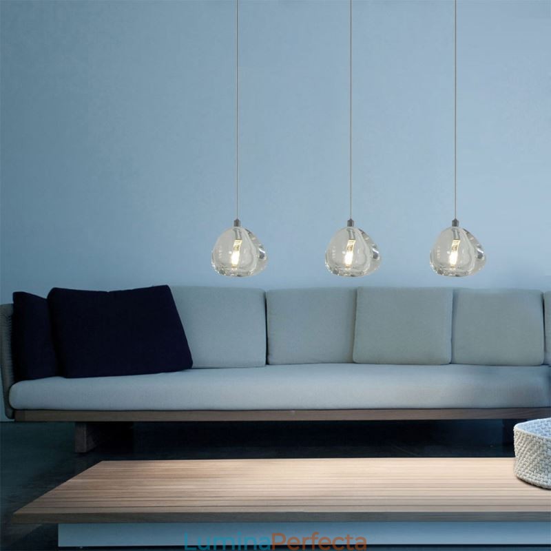 Lumină suspendată modernă Candelabru de cristal Lampă de iluminat acasă