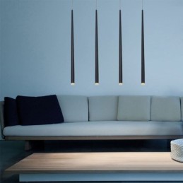 Lampă suspendată contemporană în formă de cilindru Iluminare ploaia de meteoriți