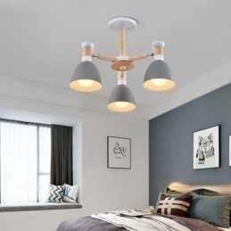 Candelabru creativ din lemn nordic Macaron