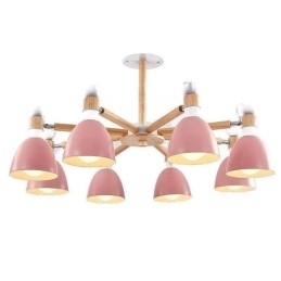 Candelabru creativ din lemn nordic Macaron