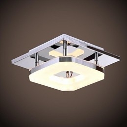 Montaj acrilic încastrabil 1 lumină oțel inoxidabil acrilic modern galvanizat