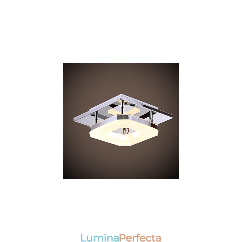 Montaj acrilic încastrabil 1 lumină oțel inoxidabil acrilic modern galvanizat