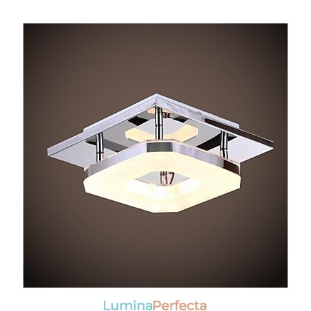 Montaj acrilic încastrabil 1 lumină oțel inoxidabil acrilic modern galvanizat Montaj acrilic încastrabil 1 lumină oțel inoxidabil acrilic modern galvanizat