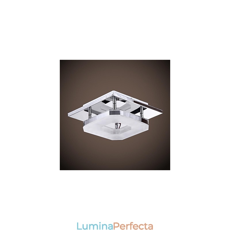 Montaj acrilic încastrabil 1 lumină oțel inoxidabil acrilic modern galvanizat