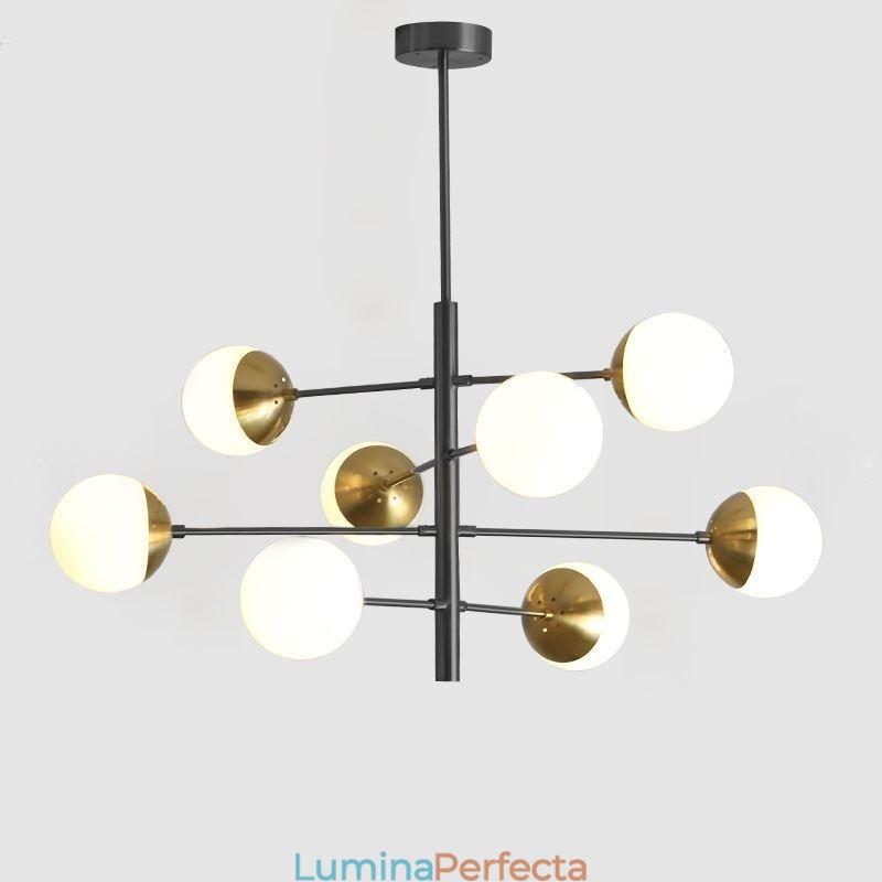 Lampă suspendată contemporană Magic Bean Sputnik Candelabru