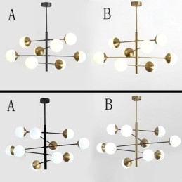 Lampă suspendată contemporană Magic Bean Sputnik Candelabru