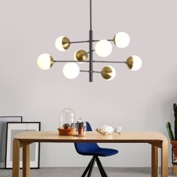 Lampă suspendată contemporană Magic Bean Sputnik Candelabru