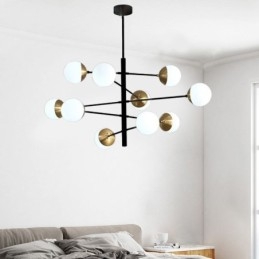 Lampă suspendată contemporană Magic Bean Sputnik Candelabru