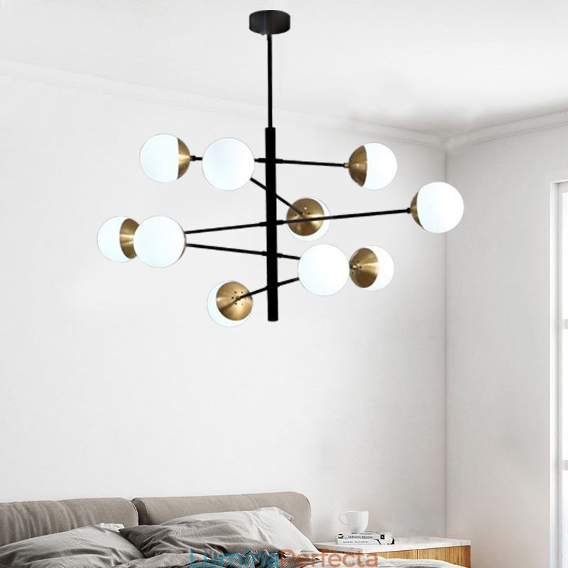 Lampă suspendată contemporană Magic Bean Sputnik Candelabru
