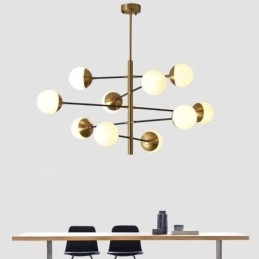 Lampă suspendată contemporană Magic Bean Sputnik Candelabru