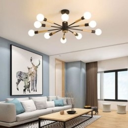Lampă de suspendare nordică Creative Magic Bean Log Pendant Lampă