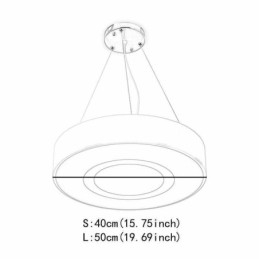 Lumină suspendată modernă, unică, lampă rotundă, lumină simplă, căldură