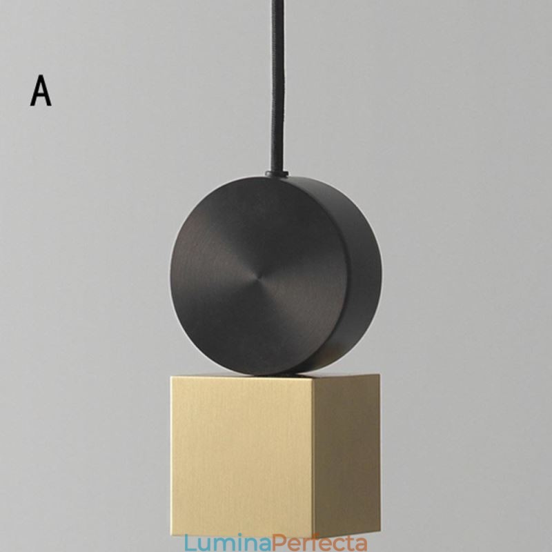 Lampă suspendată modernă Lampă acril nordică Iluminare cu geometrie