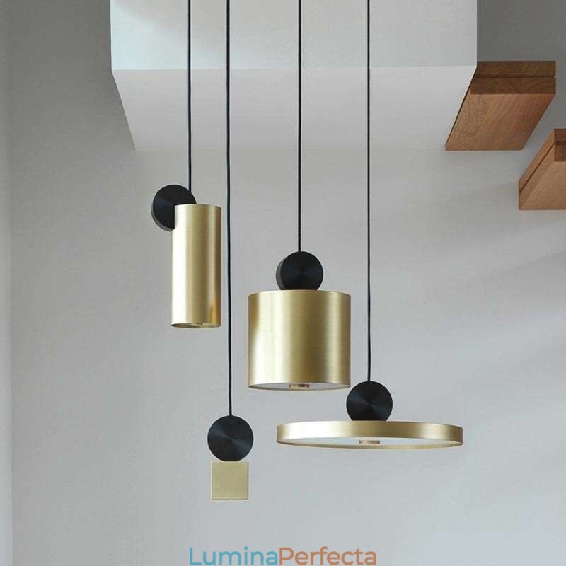 Lampă suspendată modernă Lampă acril nordică Iluminare cu geometrie