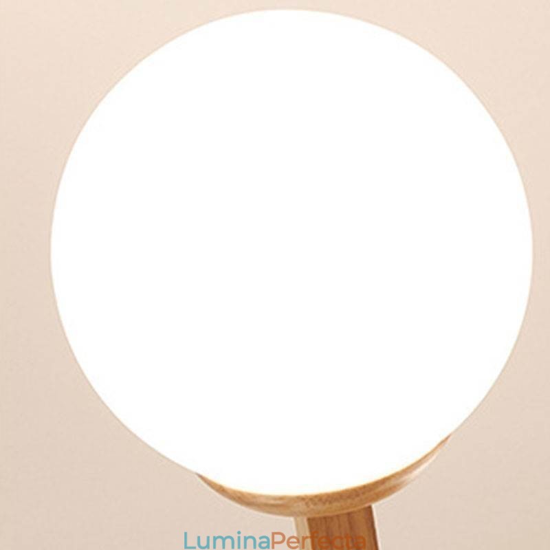 Lampă suspendată Nordic Magic Bean Corp de iluminat creativ din lemn