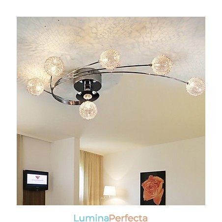 Plafoniera Becuri Modern Living Incluse 6 lumini Plafoniera Becuri Modern Living Incluse 6 lumini