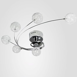Plafoniera Becuri Modern Living Incluse 6 lumini