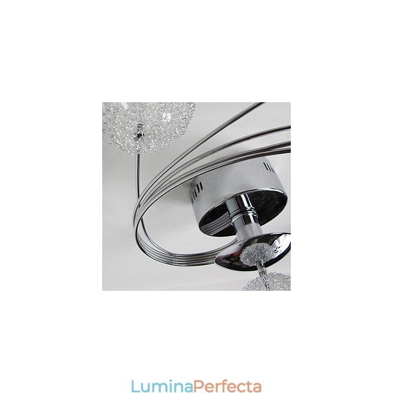 Plafoniera Becuri Modern Living Incluse 6 lumini