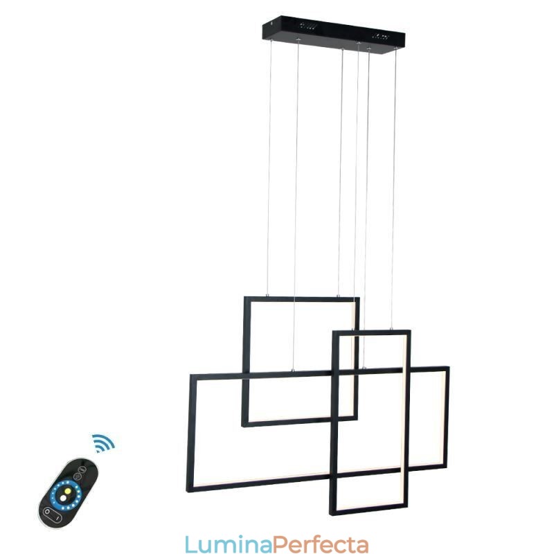 Lampă de suspendare nordică Lampă de suspendare pătrată geometrică
