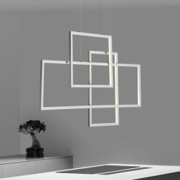 Lampă de suspendare nordică Lampă de suspendare pătrată geometrică