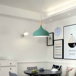 Lampă suspendată modernă Lampă macaron din aluminiu Lumină reglabilă acasă