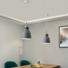 Lampă suspendată Nordic Metal Dom Macaron Culori Lampă