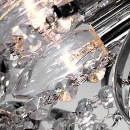 Candelabru Modern Cristal 3 Lumini