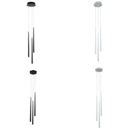 Lumină suspendată modernă, simplă, în formă de cilindru. Lampă de ploaie de meteoriți