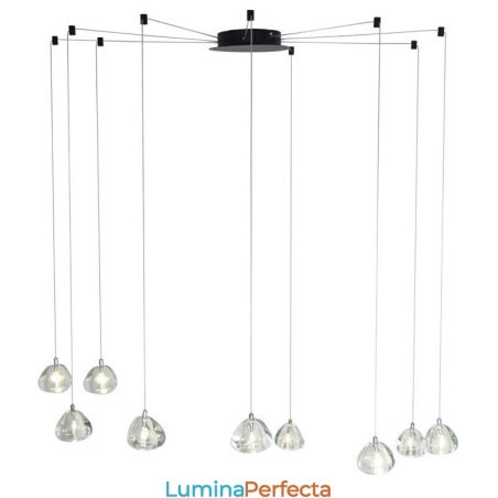 Lumină suspendată modernă Candelabru de cristal Lampă de iluminat acasă Lumină suspendată modernă Candelabru de cristal Lampă de iluminat acasă
