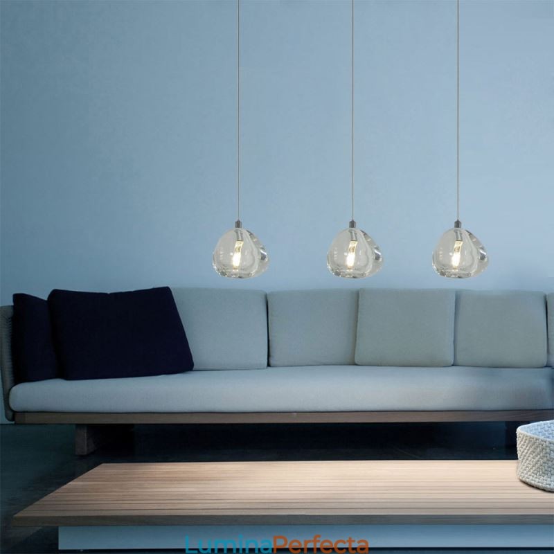 Lumină suspendată modernă Candelabru de cristal Lampă de iluminat acasă