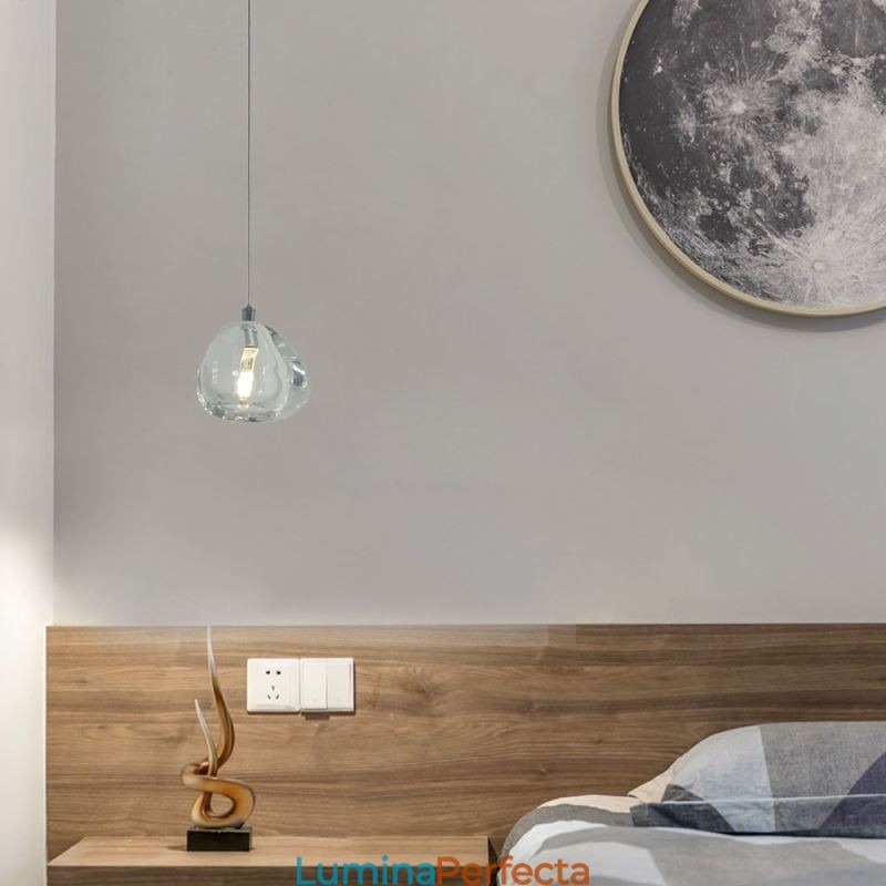 Lumină suspendată modernă Candelabru de cristal Lampă de iluminat acasă