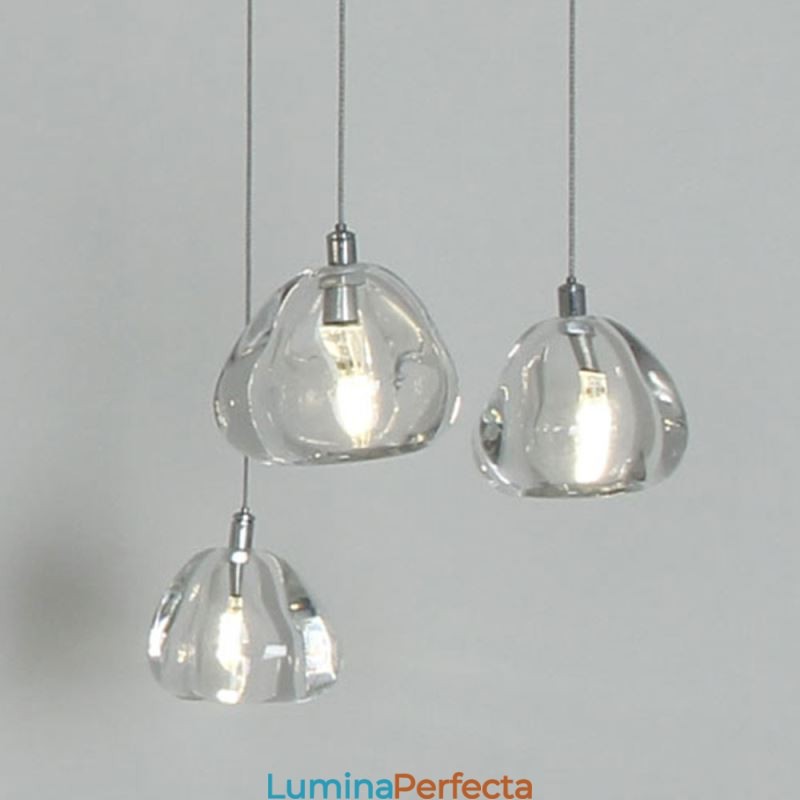 Lumină suspendată modernă Candelabru de cristal Lampă de iluminat acasă
