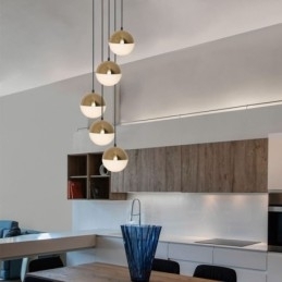 Lampă suspendată Nordic Cluster Lampă creativă în formă de cerc