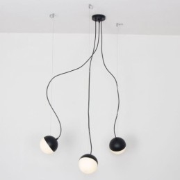Lampă cu pandantiv cu bile nordice Iluminat modern creativ în formă rotundă