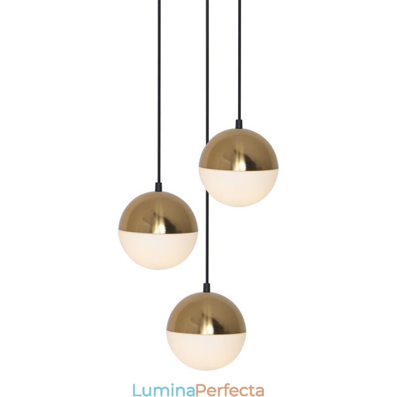 Lampă cu pandantiv cu bile nordice Iluminat modern creativ în formă rotundă